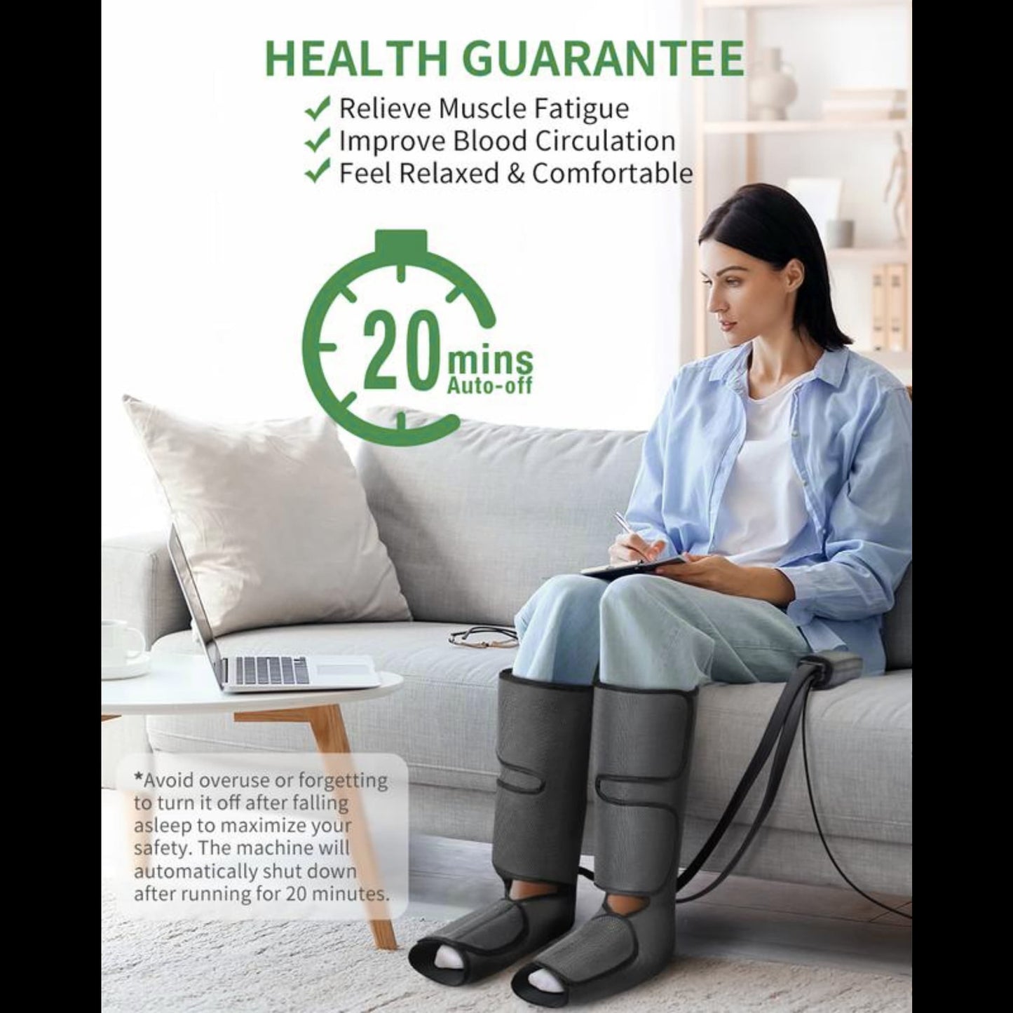 Relivora™ Leg Massager Air Compression
