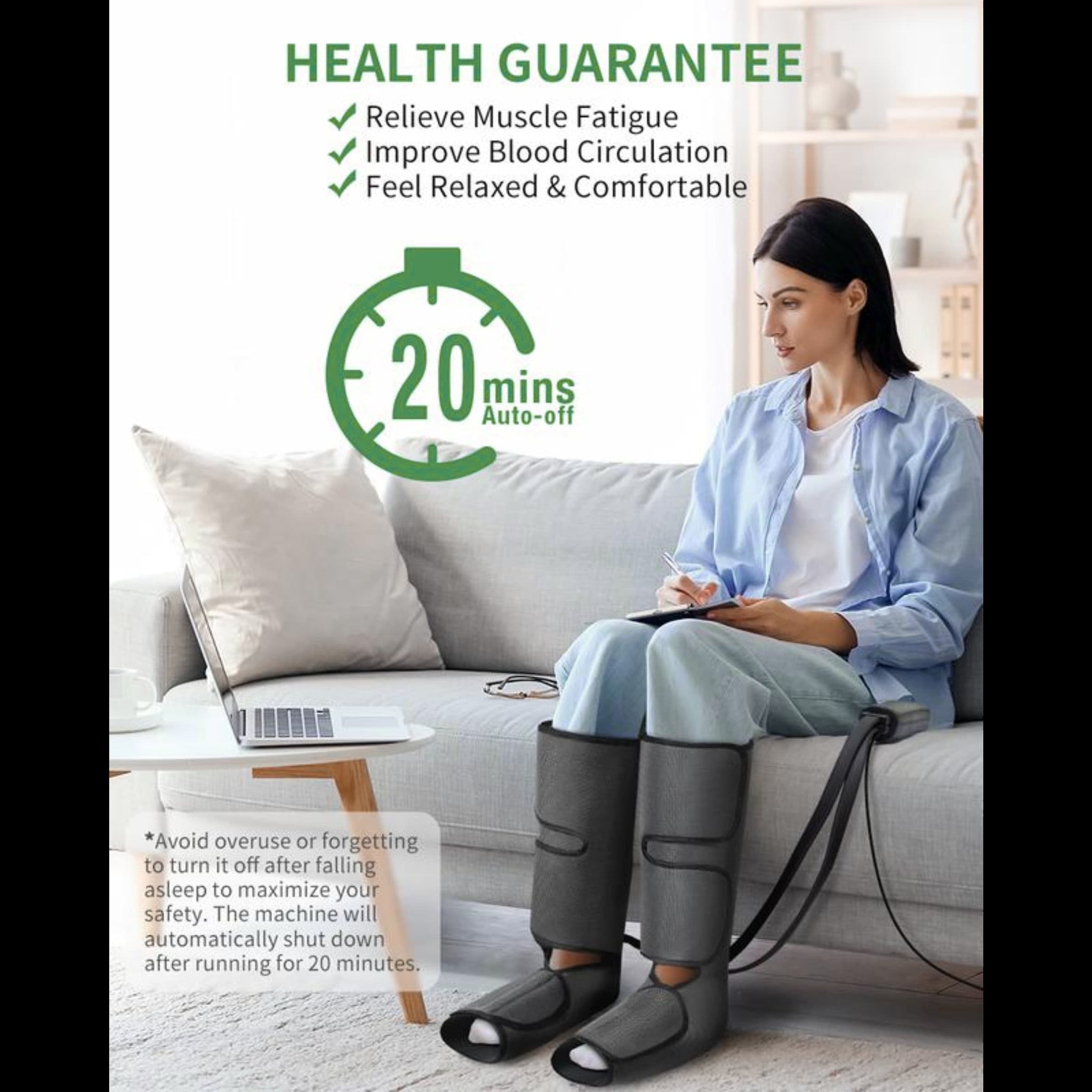 Relivora™ Leg Massager Air Compression