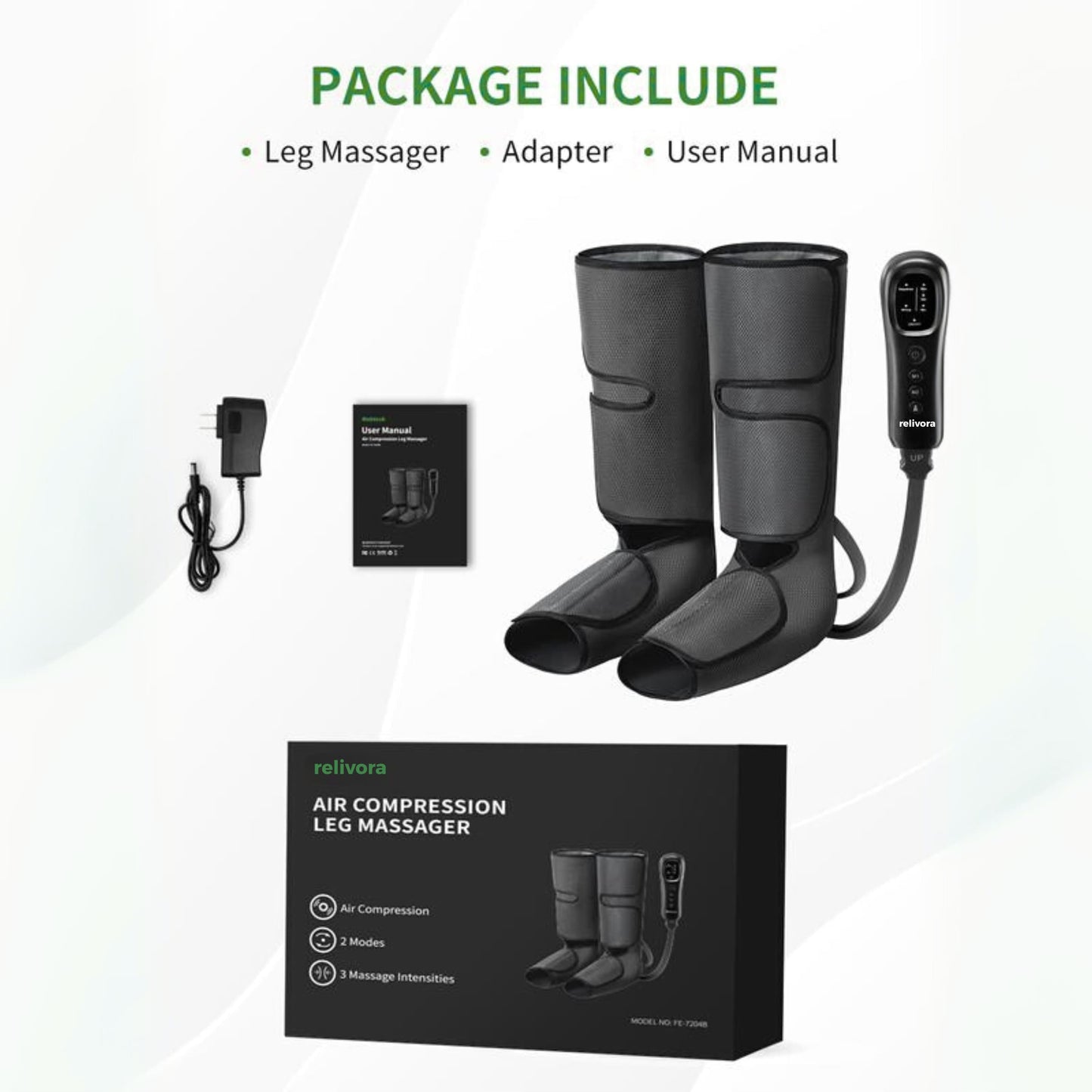 Relivora™ Leg Massager Air Compression
